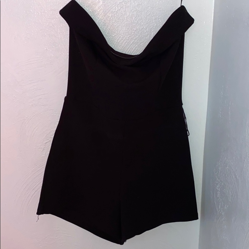 Black fashion nova romper